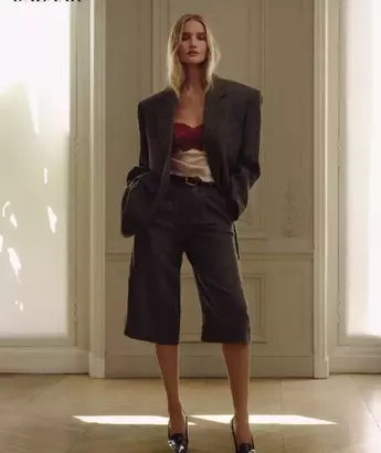 Rosie Huntington-Whiteley's Enduring Affinity for Saint Laurent's Style